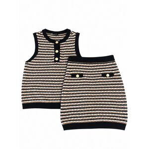 Express Crocheted Button Two Piece Set